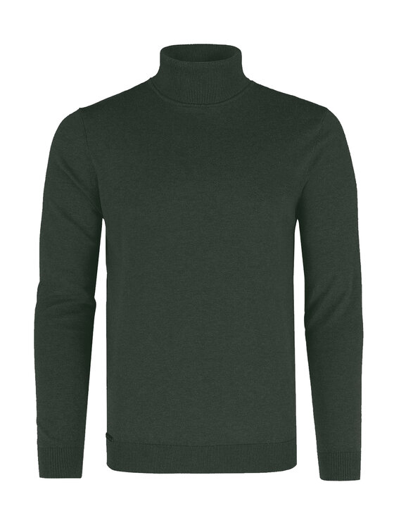Volcano Volcano Sweter S-MAX Zielony Regular Fit