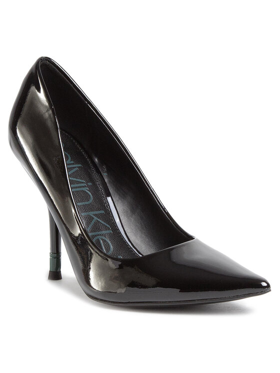 Calvin Klein Calvin Klein Pantofi cu toc subțire Aliyah B4E7866 Negru