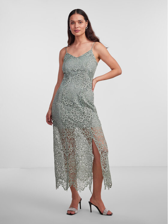 YAS Abito da cocktail 26029750 Verde Standard Fit, taglia : M