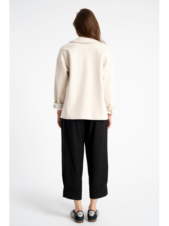 CLICK CLICK Μπουφάν μεταβατικό 71-0099 Ανοιχτό μπεζ Loose Fit