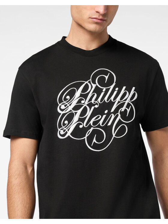 PHILIPP PLEIN PHILIPP PLEIN T-Shirt 23517 Czarny Regular Fit
