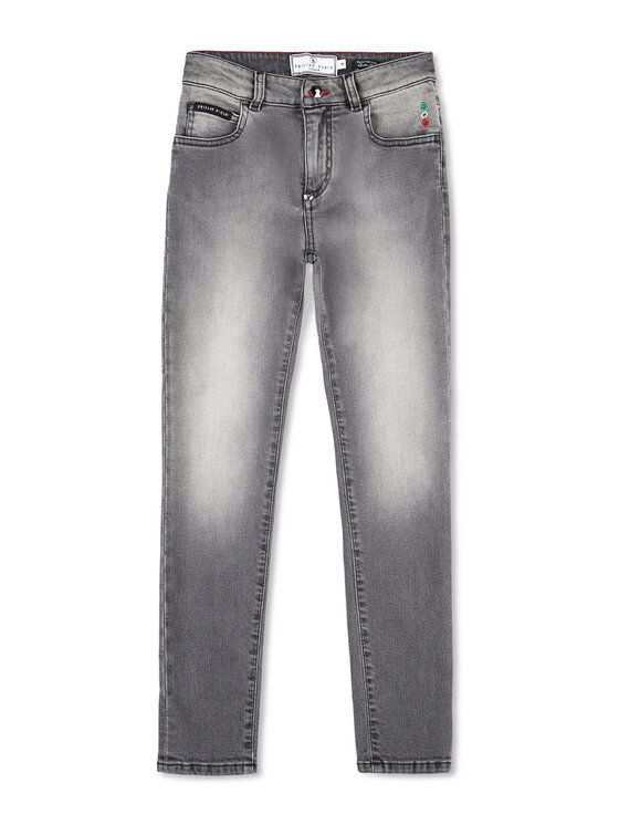 PHILIPP PLEIN PHILIPP PLEIN Jeansy 1569 Szary Straight Fit