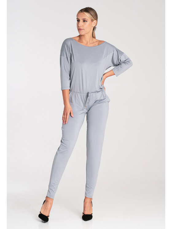 FIGL FIGL Overal M1030 Šedá Regular Fit