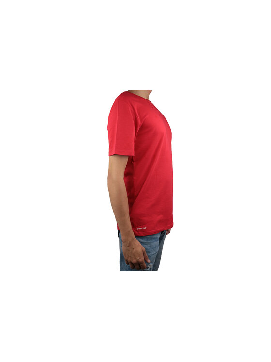 Nike Nike T-Shirt Nike Dry Elite BBall Tee Czerwony Regular Fit