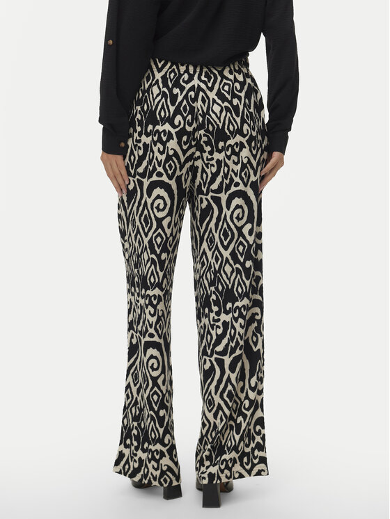Vero Moda Vero Moda Bavlnené nohavice Friga 10339389 Béžová Wide Leg