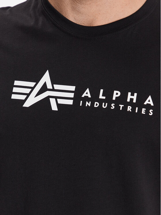 Alpha Industries Alpha Industries Komplet t-shirtów Alpha Label 118534 Czarny Regular Fit