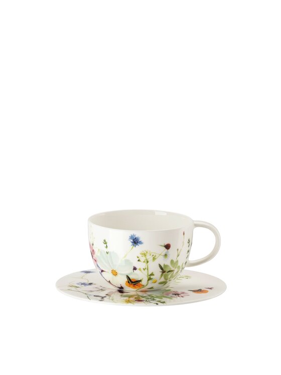 Rosenthal Rosenthal Filiżanka ze spodkiem Wiosenny Ogród Biały