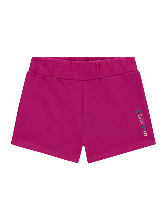 Guess Guess Športne kratke hlače K6GD03 KA6R4 Roza Regular Fit