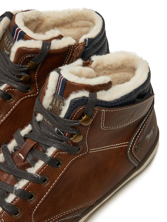 Mustang Mustang Schnürschuhe 4072-602 Braun