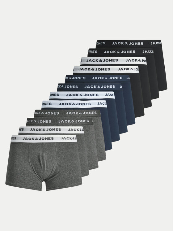Jack&Jones Jack&Jones Set od 12 pari bokserica Solid 12189935 Šarena