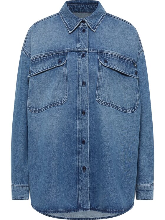 Mustang Mustang Camicia Style Avilla Blu Loose Fit