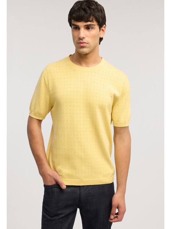 Trussardi Trussardi Sweter M0588000063N028 Żółty Regular Fit
