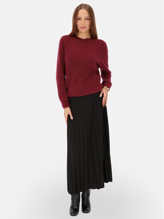 L’AF L’AF Sweter Tessa Bordowy Regular Fit
