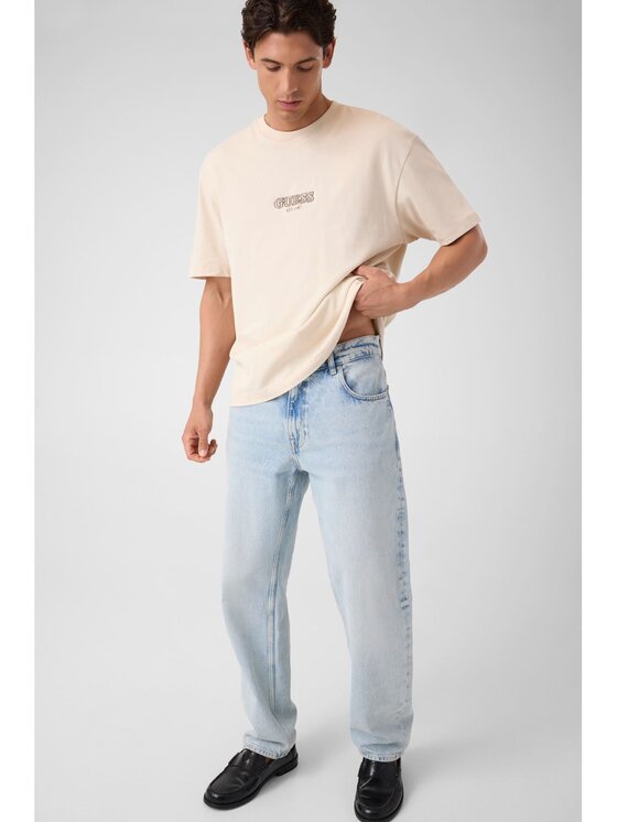 Guess Guess T-Shirt 183565 Béžová Classic Fit