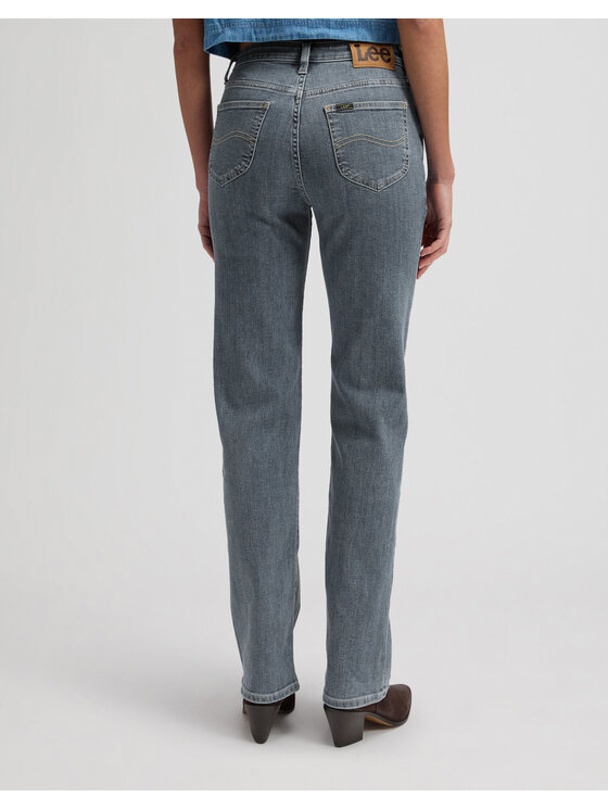 Lee Lee Jeansy LONDON Niebieski Straight Leg