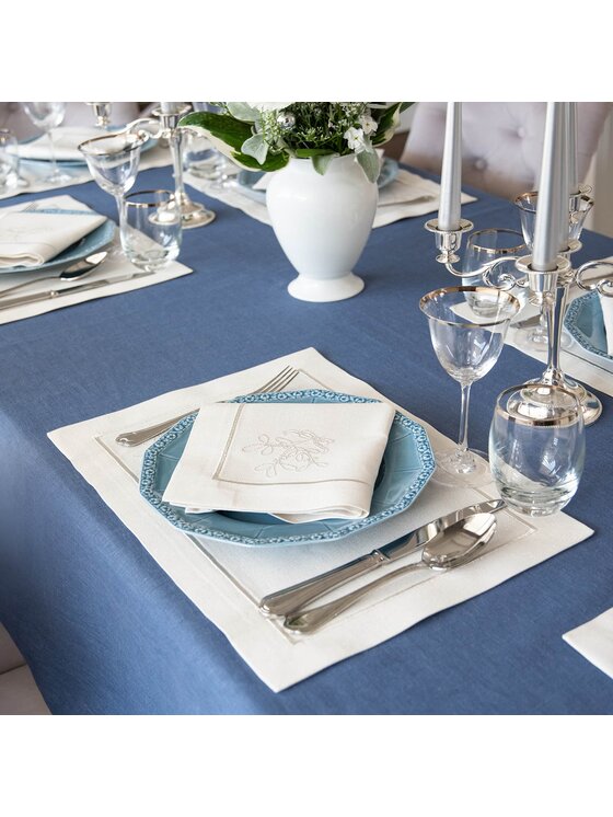 Roseberry Home Roseberry Home Podkładka na stół Candy Cane Silverline Srebrny