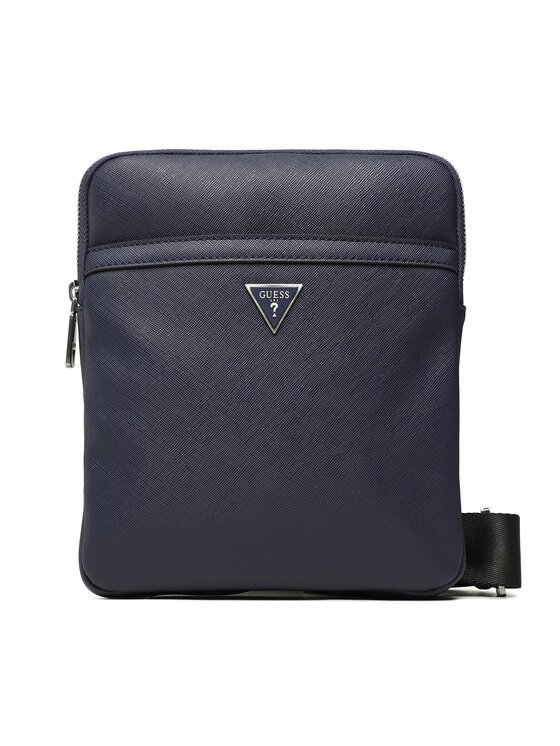 Guess Ľadvinka Certosa Saffiano Smart HMECSA P3123 Tmavomodrá