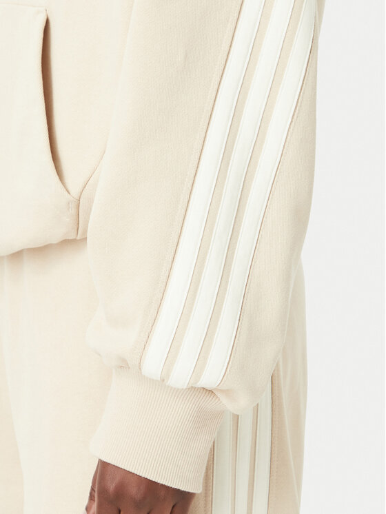 adidas adidas Pulóver 3-Stripes KV9930 Világos bézs Loose Fit