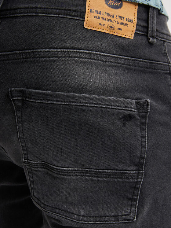 Petrol Industries Petrol Industries Pantaloni scurți de blugi M-1050-SHO003 Negru Regular Fit