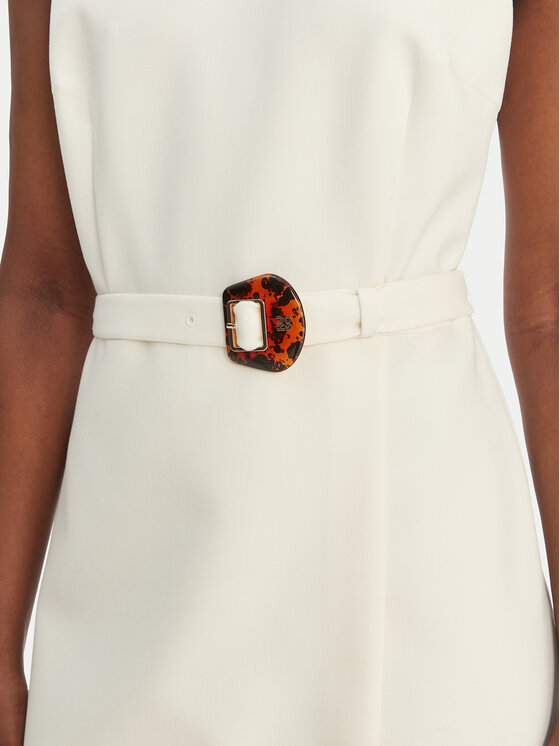 HUGO HUGO Kokteilinė suknelė Kidenna 50559186 Écru Regular Fit