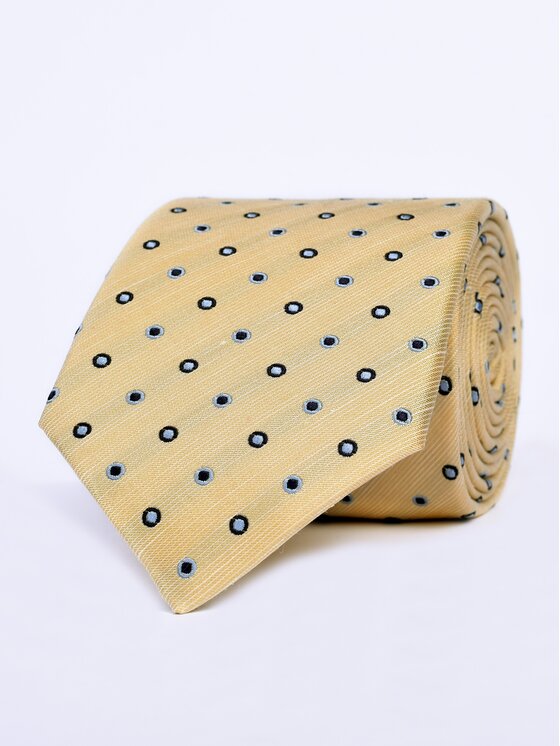 ELSNER ELSNER Cravatta JEDWAB ŻAKARD A1080 Oro