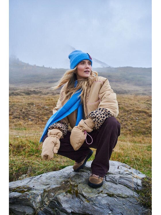 NAOKO NAOKO Kurtka zimowa Tromso Urban Safari Bordowy Regular Fit