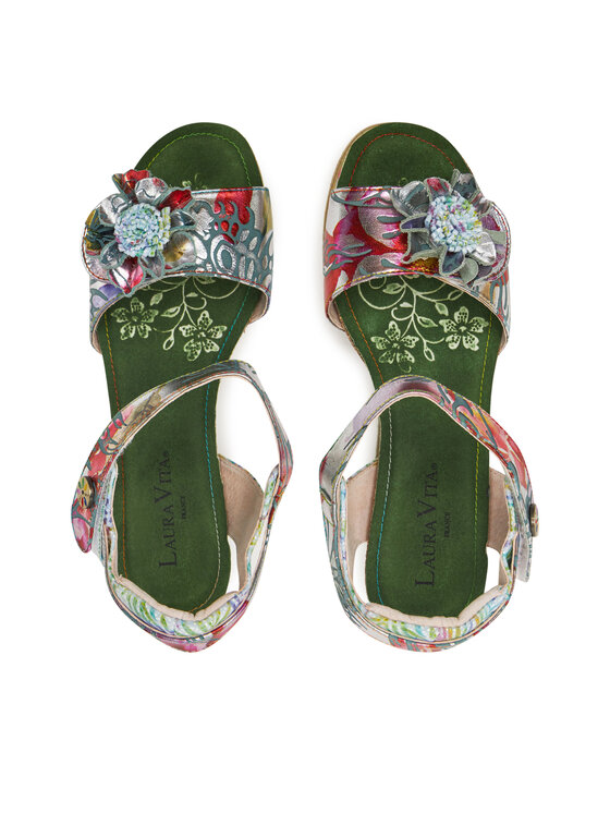 Laura Vita Laura Vita Espadryle Hacdeo 09 Srebrny