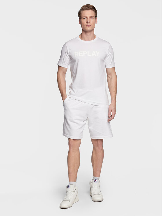 REPLAY Replay T-särk M6462.000.23188P Valge Regular Fit