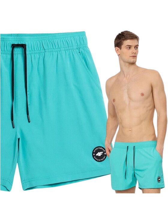 4F 4F Shorts da mare 4FWSS24UBDSM123-32S Blu Performance Fit
