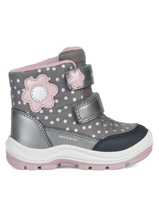 Geox Geox Śniegowce B Flanfil Girl B Abx B363WB 0MNNF C0952 S Szary
