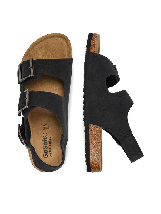 Go Soft Go Soft Sandalen EOHP-ALMELO-03 Schwarz