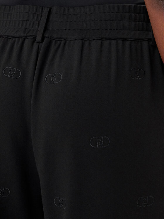 Liu Jo Sport Liu Jo Sport Teplákové kalhoty TA5193 J5942 Černá Relaxed Fit