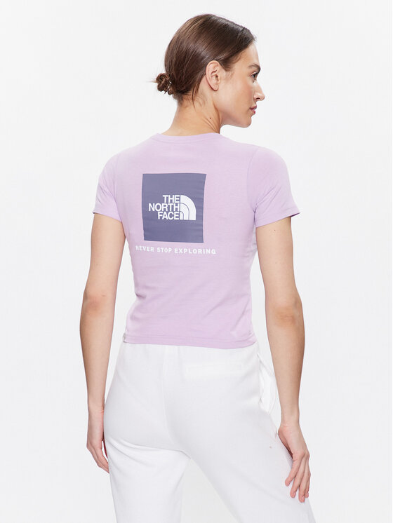 The North Face The North Face Majica Redbox NF0A82EB Vijolična Relaxed Fit