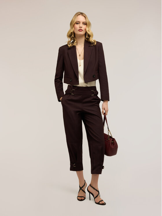 Motivi Motivi Giacca di transizione Q090Q001120N022 Marrone Regular Fit