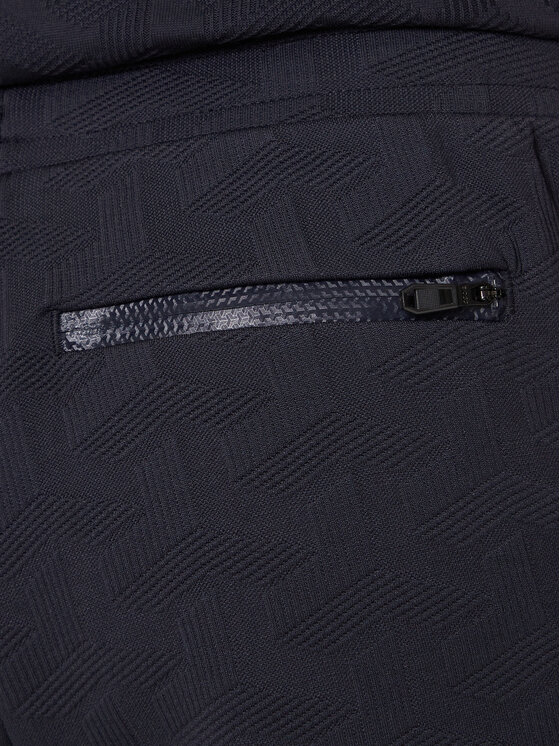BOSS BOSS Sportinės kelnės Mirror Long 50549713 Tamsiai mėlyna Regular Fit