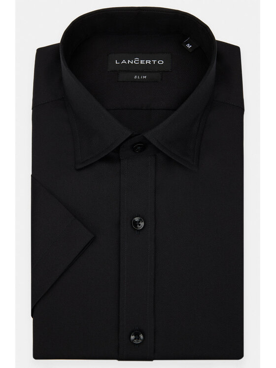 Lancerto Lancerto Koszula Jackie KO073123000048 Czarny Slim Fit
