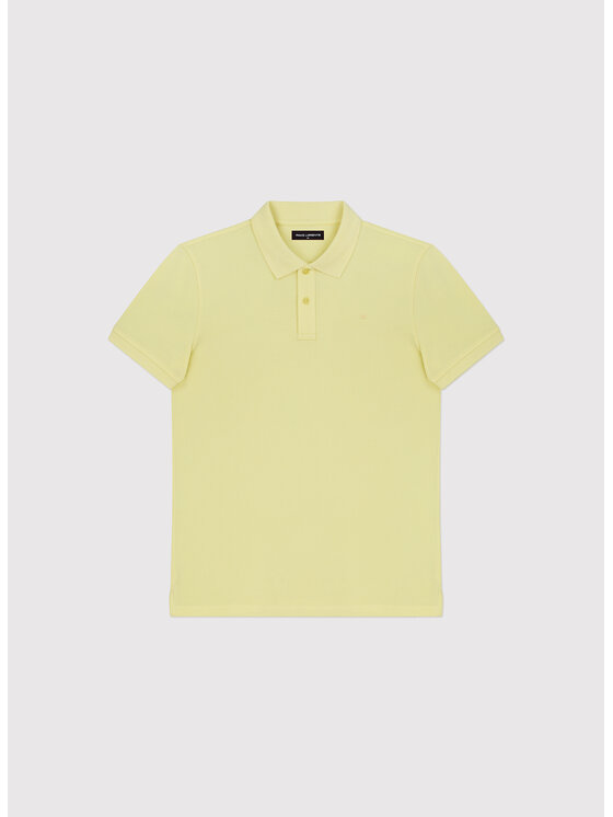 Pako Lorente Pako Lorente Polo P26SF-TX-003 Żółty Classic Fit