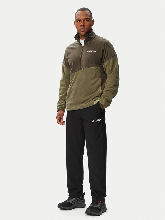 adidas adidas Флісовий реглан Terrex Multi Climawarm KA6952 Коричневий Regular Fit