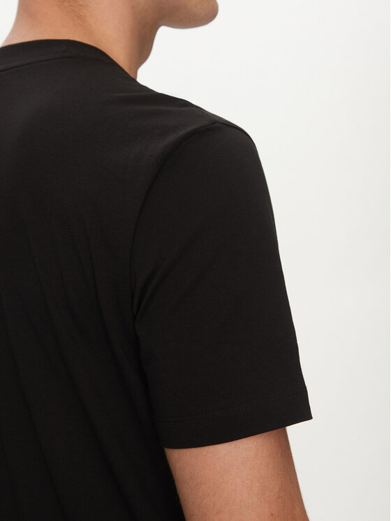 HUGO HUGO Тишърт Dalendi 50534934 Черен Regular Fit