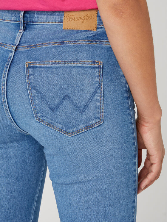 Wrangler Wrangler Τζιν Slim 610 W26LCY37M 112332355 Μπλε Slim Fit