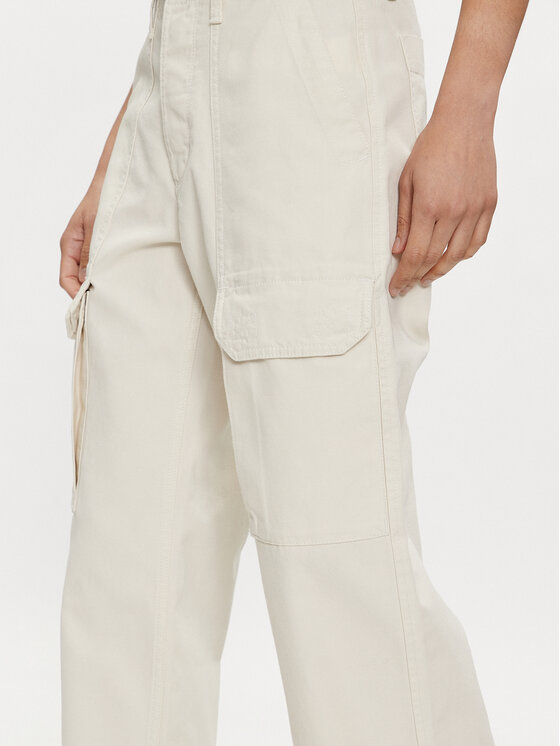 Vans Vans Pantaloni cargo Arroyo Wide Leg Cargo Pant VN000F7M Beige Relaxed Fit