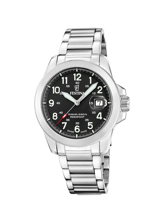 Festina Festina Zegarek F20081-4 Srebrny