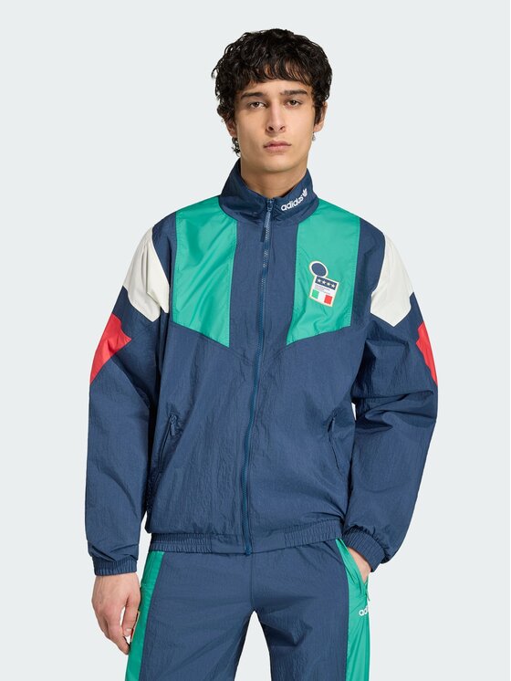 adidas adidas Bluza techniczna 172739 Granatowy Loose Fit