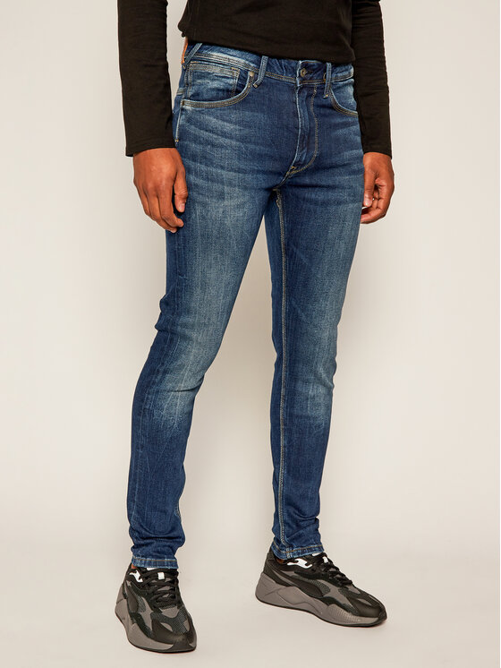 Pepe Jeans Jeans Nickel PM201518 Blu scuro Skinny Fit • Modivo.it
