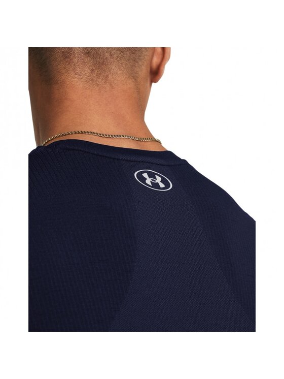 Under Armour Under Armour Koszulka techniczna 1382801 Granatowy Slim Fit