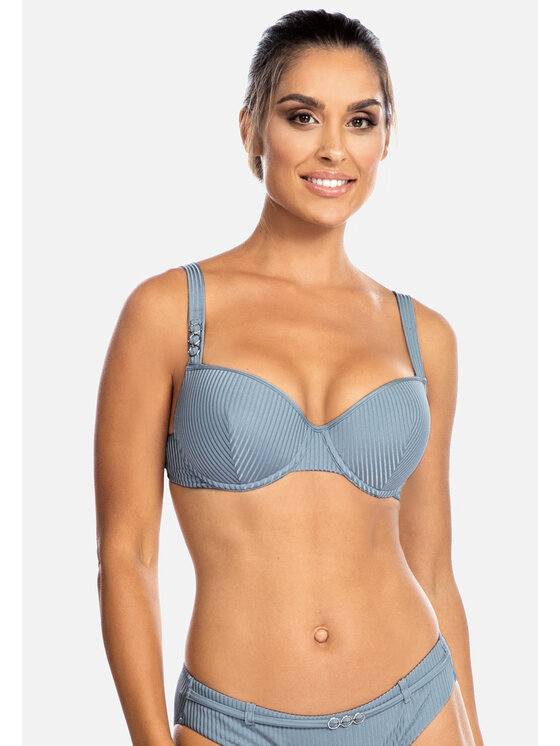 Góra od bikini, rozmiar 40F, Szary, FG01D