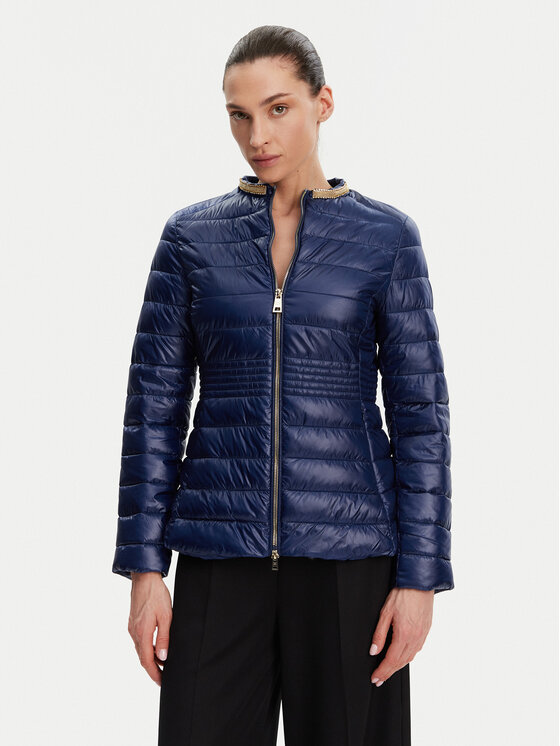 Rinascimento Rinascimento Bunda pro přechodné období CFC0119642003 Tmavomodrá Regular Fit