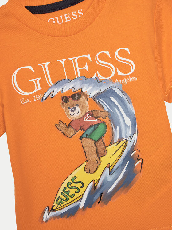 Guess Guess Set majica i hlače I5GG15 K8HM4 Narančasta Regular Fit