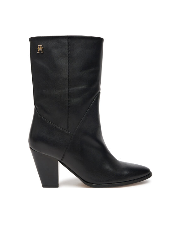 Tommy Hilfiger Tommy Hilfiger Īsie zābaki FW0FW08253 Melns