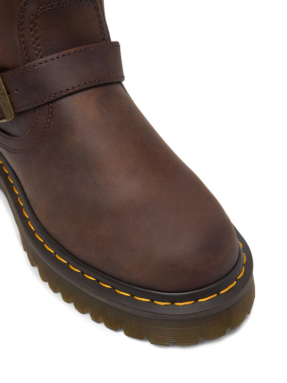 Dr. Martens Dr. Martens Kozaki ANISTONE KNEE HIGH CRAZY HORSE DM41871200 Brązowy